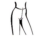 Pantyhose with light bar design